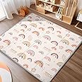 PIGLOG Baby Play Mat, Middle 59X59" Playmat for Playpen, 0.8 Inch Thick Foldable Baby Crawling Mat, Portable Playmat for Babies and Toddlers, Infants, Toddler, Kids