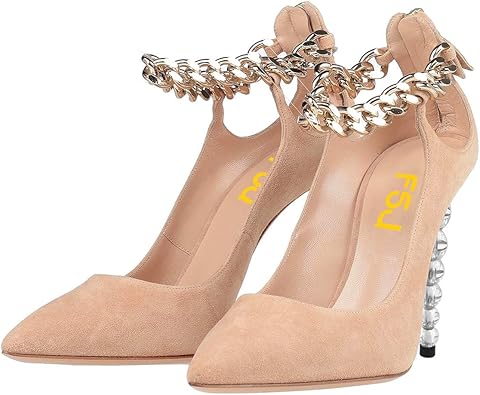 clear heels with ankle strap