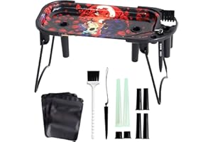 HINITOYOU Cone Loader Foldable Stand Pre Roll Machine for King Size&1 1/4 Size-Cone Loader Includes Metal Rolling Tray，Filling Device & Brush and Cone Funnel and Sealed Bag (red)