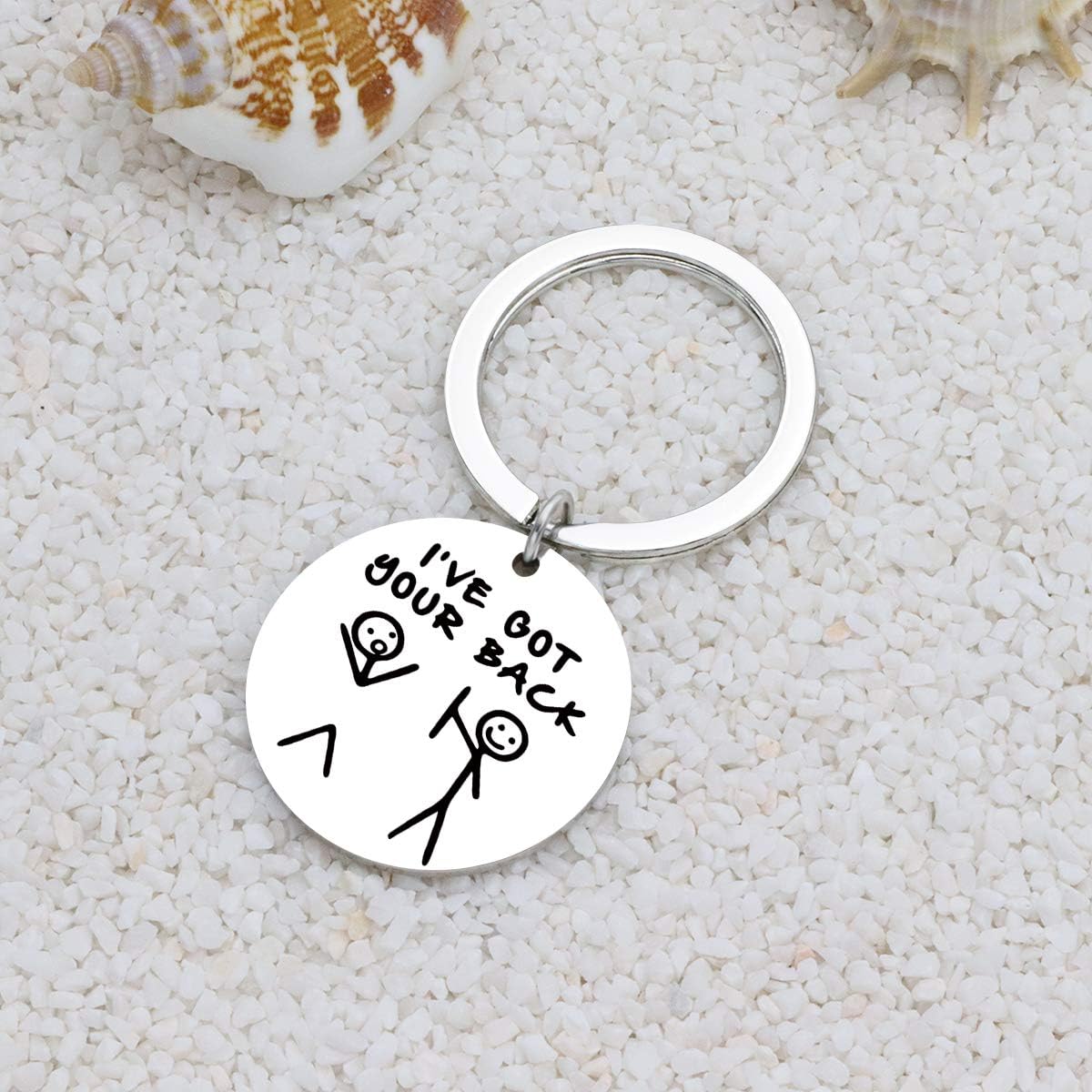 JETTOP Funny Keyring Best Friends Gifts for Women Men Birthday Christmas Graduation Gifts for Friendship Female (I’ve got Your Back) - Image 4