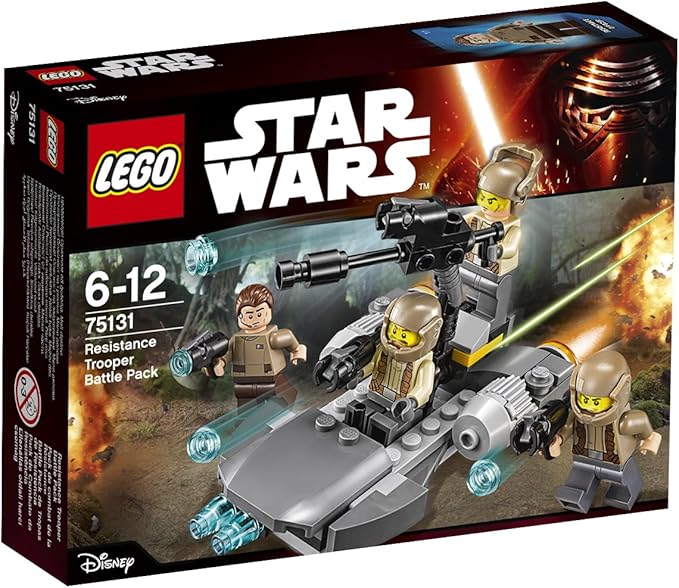 Lego Star Wars L Aube De La Résistance LEGO - 75131 - Star Wars - Jeu de Construction - Pack de combat de la