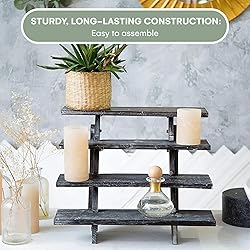 Hallops Rustic Cupcake Stand - Wooden Retail Table