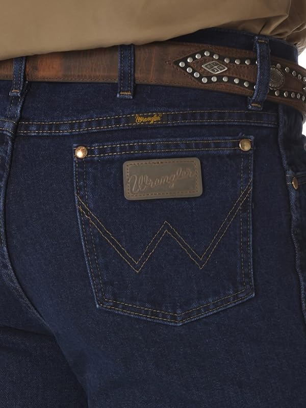 Jeans justos Denim Fit masculinos, Dark Stone Wash, 27 L x 32 Long, Pedra Escura, 27W x 32L