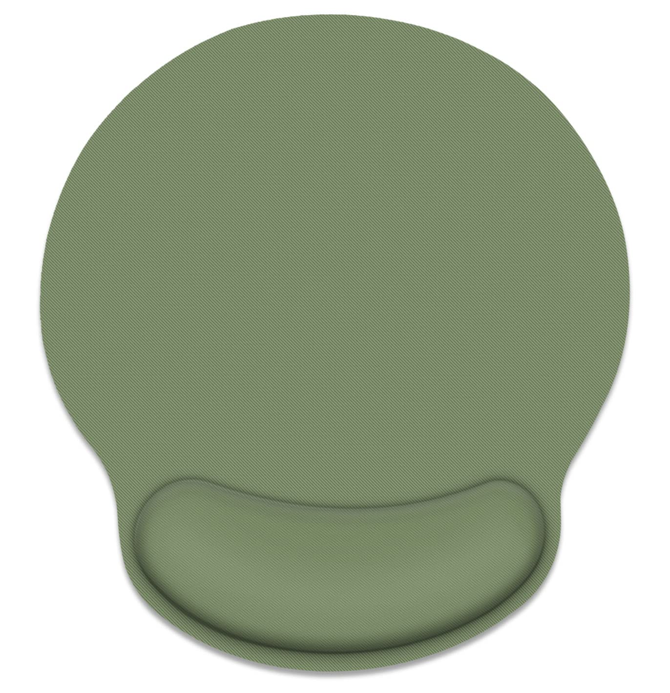 Photo 1 of Britimes Green Mouse Pad Ergonomic Mouse Pad with Wrist Support Non-Slip Rubber Base Mousepad for Home Office Gaming Working Computers Laptop Easy Typing & Relief