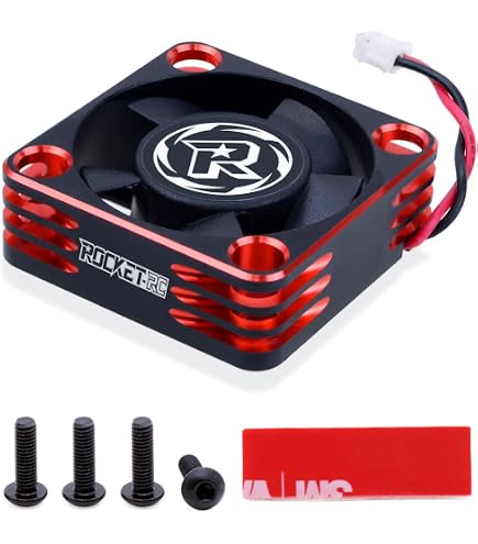 40mm X 40mm RC Motor Cooling Fan - For 1/8 & 1/10 Scale RC Cars, Trucks, Buggy, Crawler ESC, Random Color, 16000 RPM - View #11