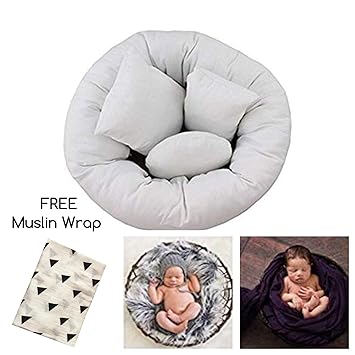 Amazon Com Newborn Photography Props Baby Pillow Basket And