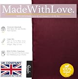 Qomfor Microwavable Wheat Bag Burgundy 3-Chamber Heating Pad 46x12 cm view 4