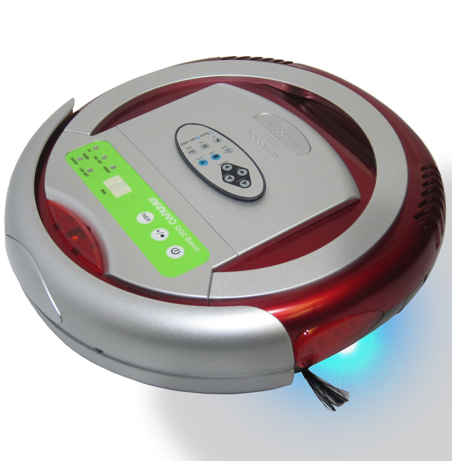 Infinuvo QQ2 Basic Robotic Vacuum Cleaner Vacuum, Sweep And Sterilize 3in1 Automatic Robot