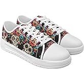 Twousenru Women’s Slip on Canvas Shoes Classic Arch Support Sneakers Loafers Shoes Casual Fashion Low-Top Slip Ons US 5.5-13.5