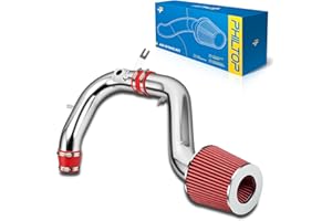 PHILTOP 3" Cold Air Intake Kit System Compatible with Honda Accord 2008 2009 2010 2011 2012 2.4L L4, High Performance, Red