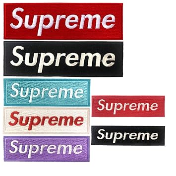 supreme sew on patch