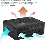 ATOZS A09 ITX Computer Case HTPC Mini Gaming PC Chassis Black USB2.0 view 5