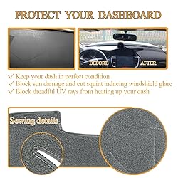 Yiz Dashboard Mat Dash Cover Custom Fit for