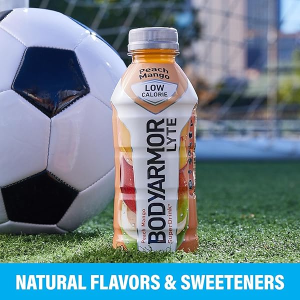 BODYARMOR LYTE LOW-CALORIE SPORTS DRINK, KIWI STRAWBERRY, COCONUT WATER, NATURAL FLAVORS, VITAMINS, ELECTROLYTES, 16 FL OZ (12 PACK)