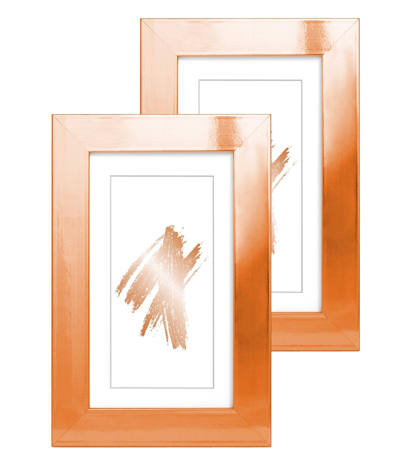 EDGEWOOD Parkwood Wood Real Glass Flat Picture Frame for