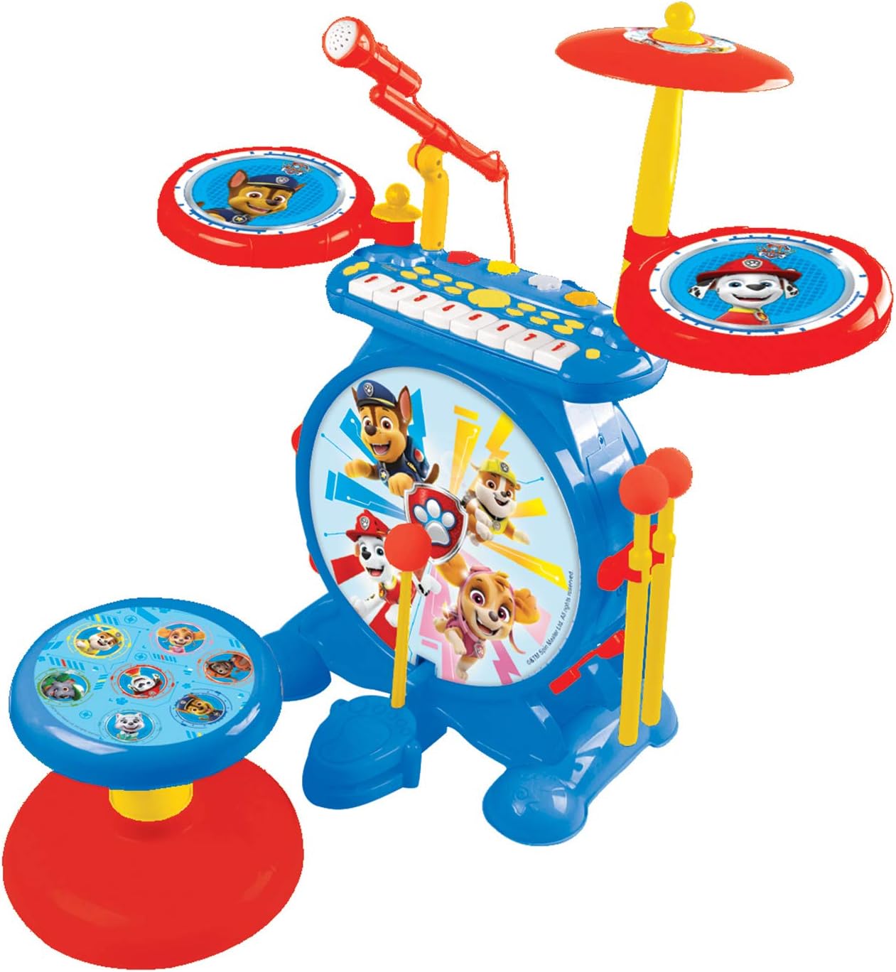 Lexibook, Paw Patrol, Electronic Set for Children Musical Toy Game, Realistic Drum Sound, 8-Keys Keyboard, MP3 Plug - Image 3