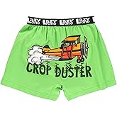 Lazy One Funny Animal Boxers, Novelty Boxer Shorts, Hunorous Kids' Underwear, Gag Gifts for Boys