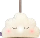 Snuz Cloud Baby Sleep Aid Night Light Sound Machine Pink White Lights view 2