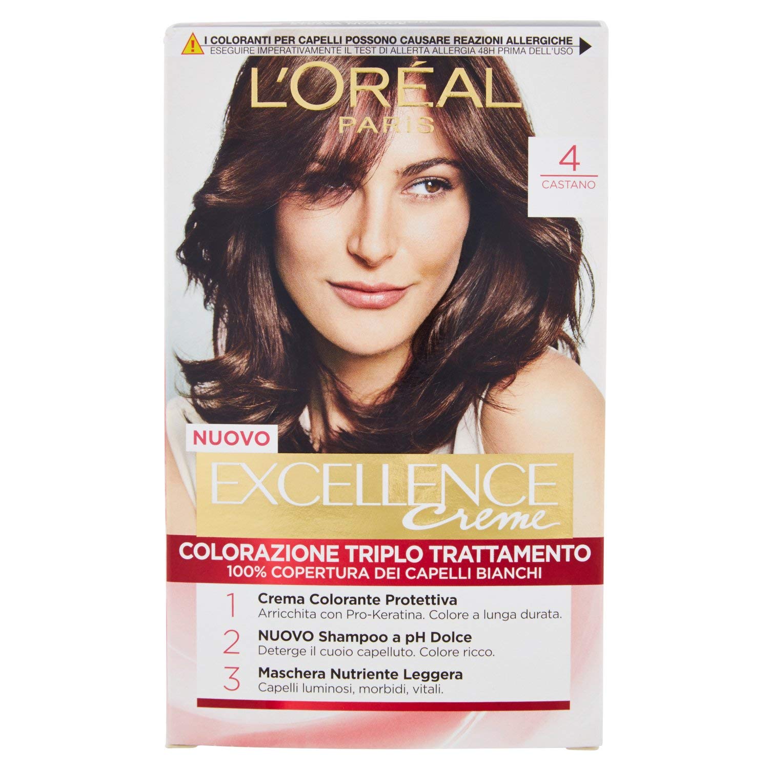 Treatment Hair Color Excellence Creams N 4 Brown