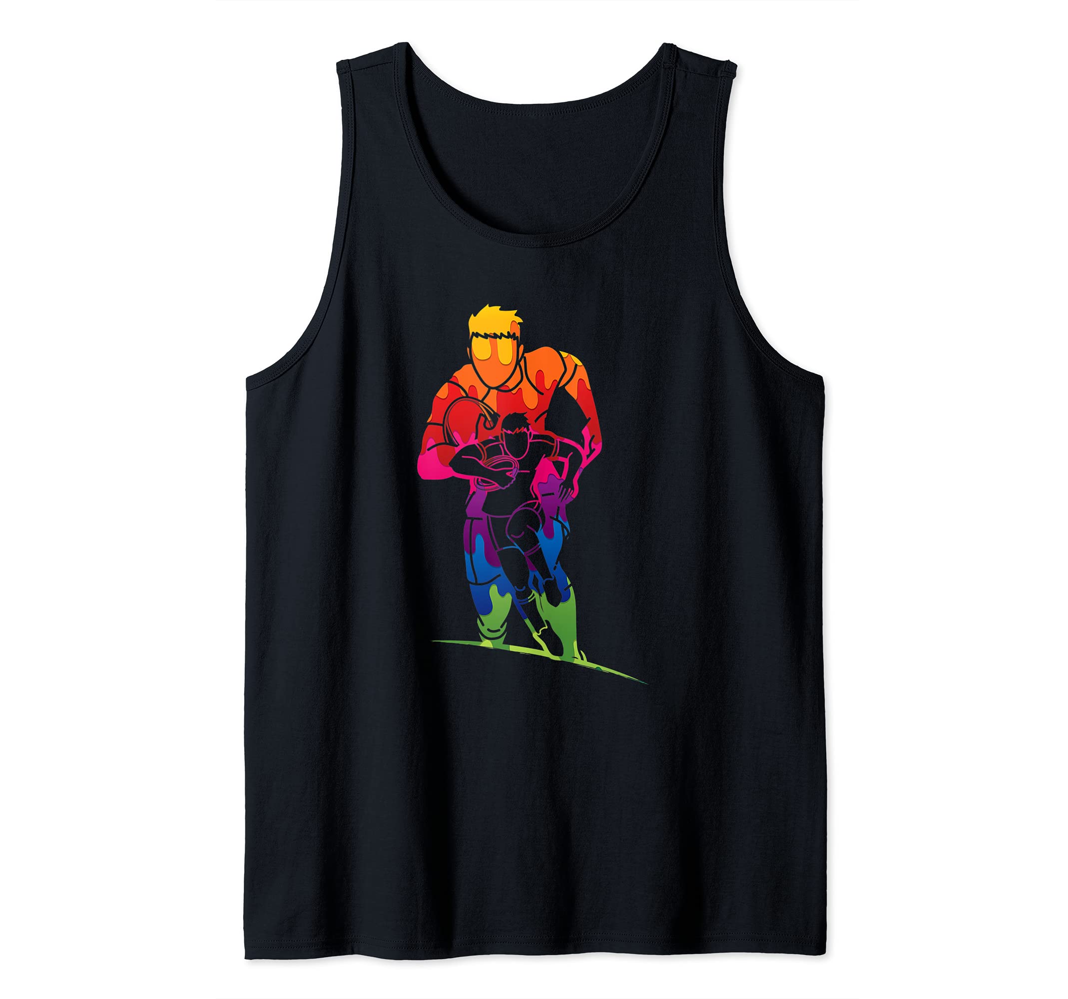 Mens Cool Rugby Player Sport Tank Top