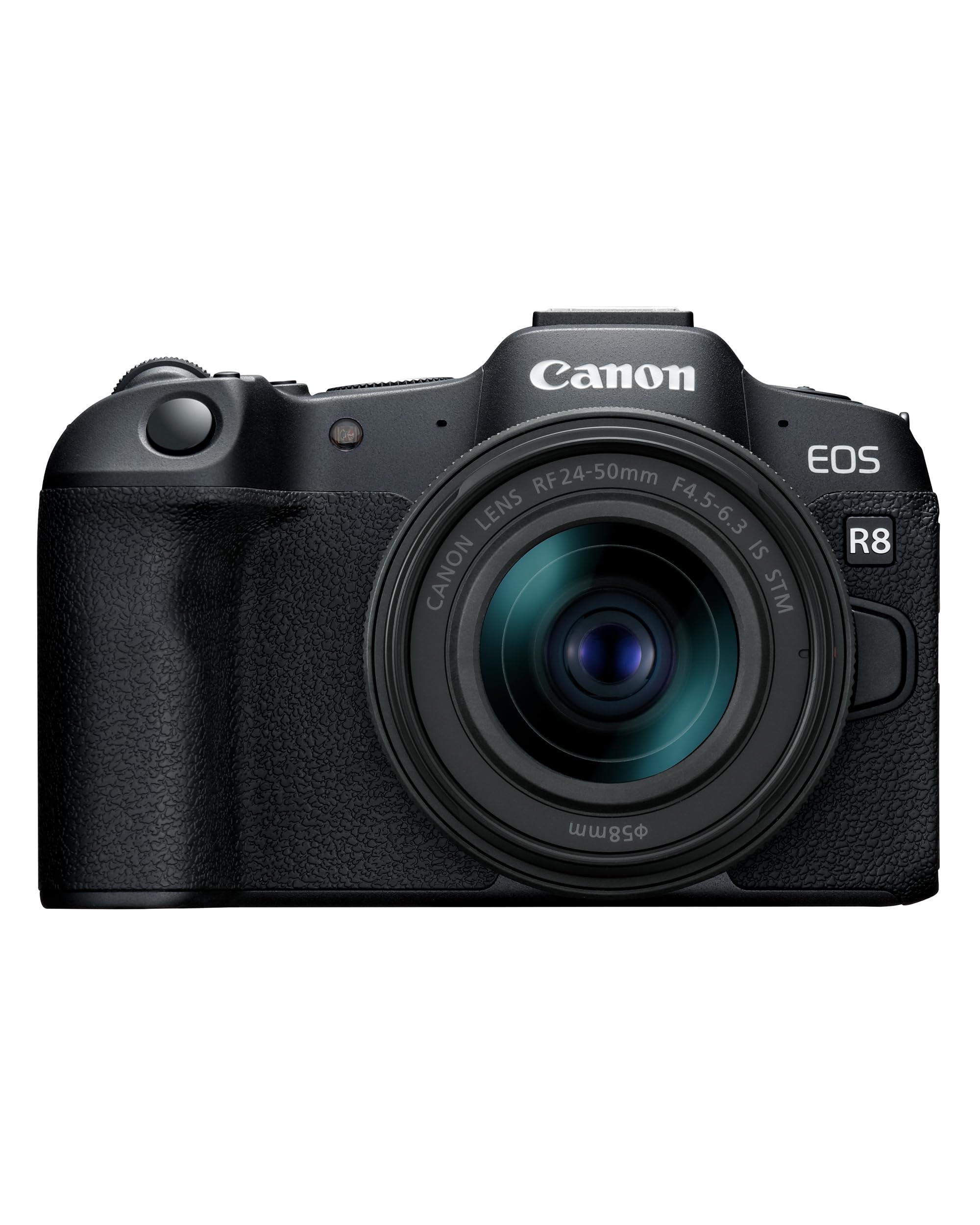 Canon EOS R8 + RF 24-50mm - Mirrorless Digital Camera - 24.2 MP Full-Frame CMOS Sensor - Dual Pixel CMOS AF II - UVC/UAC Compatible