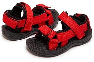 Skysole All Terrain Double Strap Sandals for Boys - Rubber Sole Amphibian Shoes for Beach, Pool, Hiking, Walking & Sports