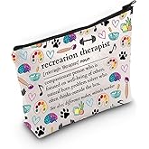JNIAP Therapeutic Recreation Gift Recreation Therapist Definition Cosmetic Bag Therapist Gift (Recreation T Definition Bag)