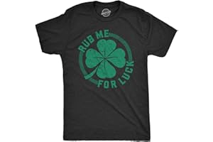 CRAZY DOG T-SHIRTS Mens Saint Patricks Day T Shirts Funny St Pattys Tees for Partying Parade Tee for Guys