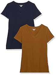 Amazon Essentials Women's Regular-Fit Short-Sleeve