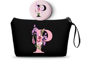 SEAMOON Gifts for Women Birthday Unique,Friend Gifts for Women,Mom Birthday Gift,Personalized Makeup Bag with Mirror,Bride Gifts,Gifts for Women,Christmas Gifts,P