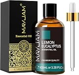MAYJAM Lemon Eucalyptus Essential Oils 100ML Diffuser DIY Home Office view 1