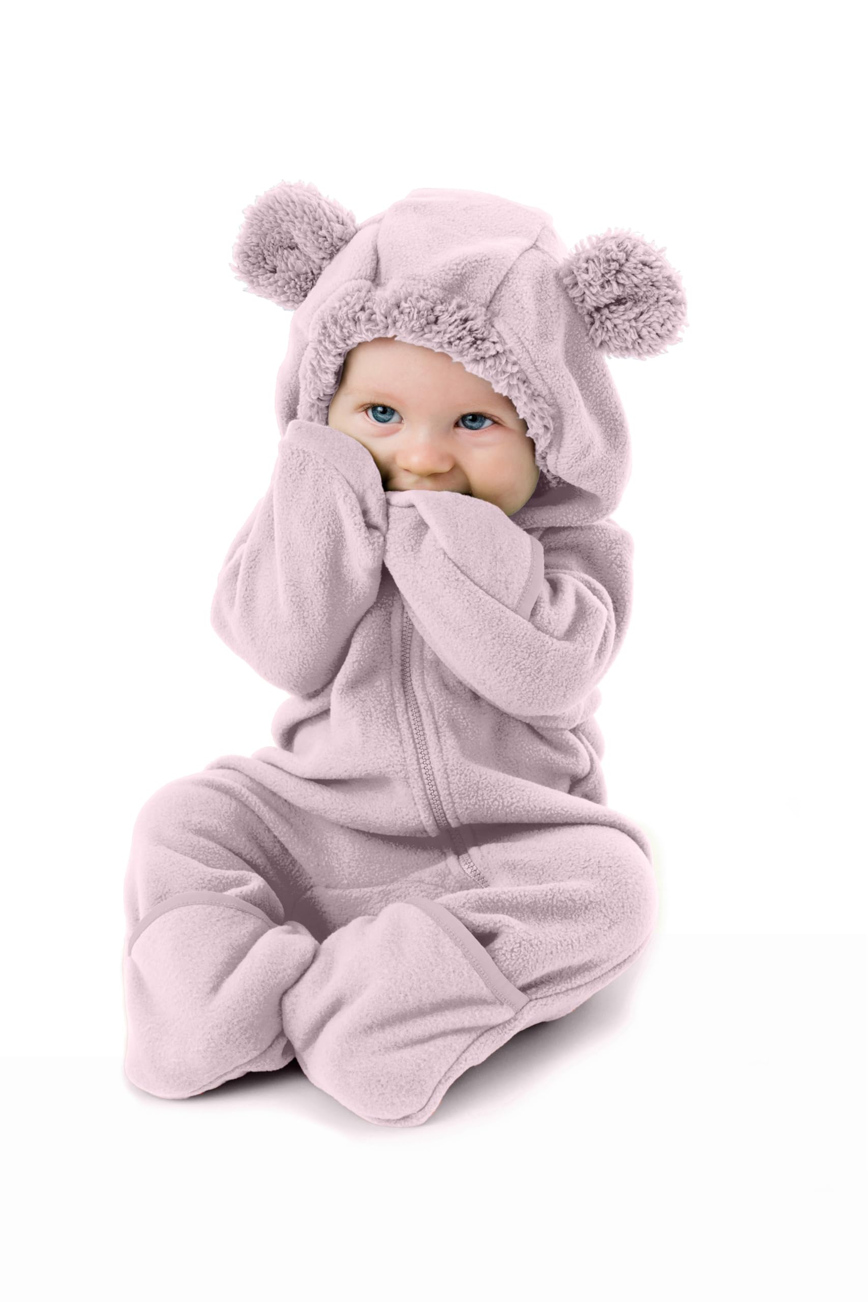Fleece Baby Bunting Bodysuit – Infant One Piece