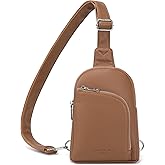 INICAT RFID Blocking Sling Bag, Anti Theft Crossbody Bag for Women, Travel Fanny Pack Style Purse, Vegan Leather