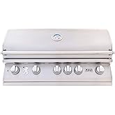 Lion L90000 40-Inch Built-in Natural Gas Grill with Rear Infrared Burner