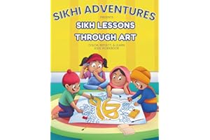 Sikh Lessons Through Art: Color, Reflect, & Learn Kids Workbook