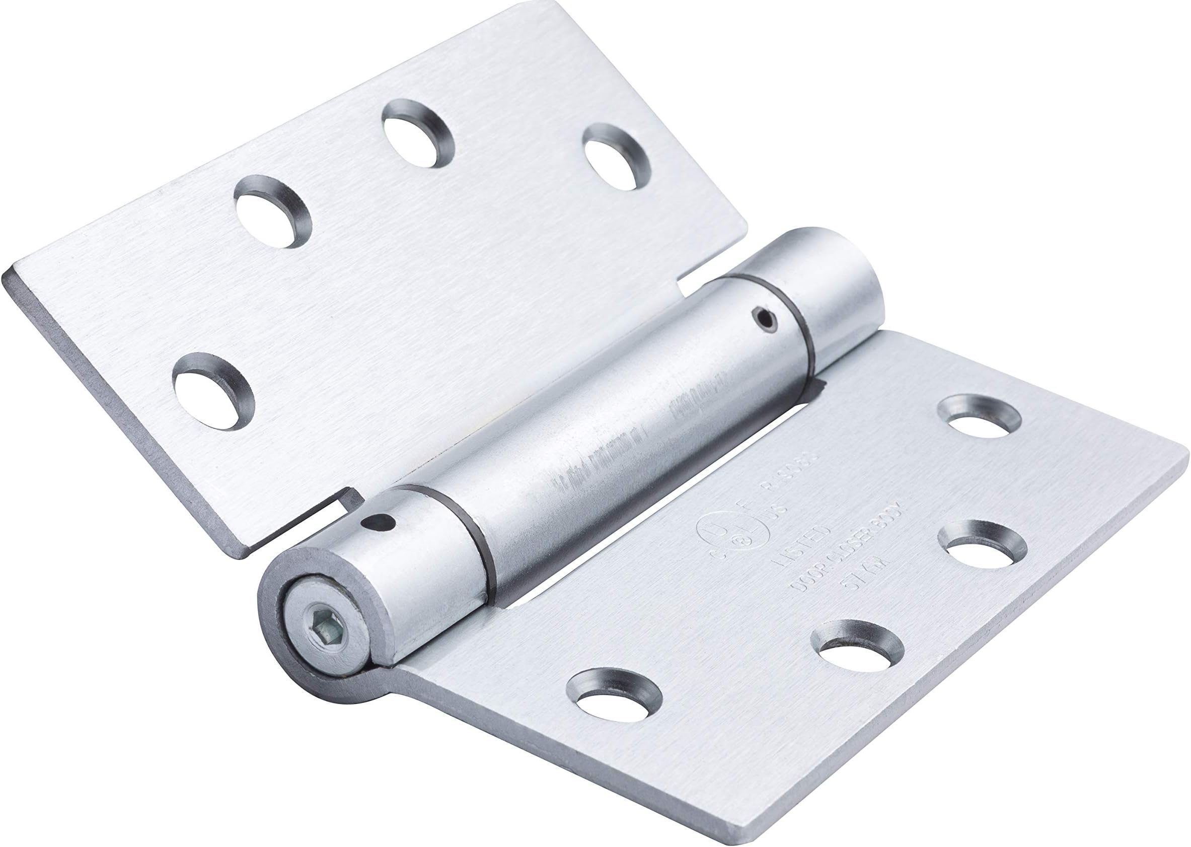 Global Door Controls CP4545-26D-3 CP Series 4.5 x 4.5 Satin Chrome Plain Bearing Steel Hinge (Set of 3)