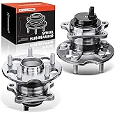 A-Premium 2 x Rear Wheel Bearing and Hub Assembly with ABS & 5-Lug Compatible with Toyota Highlander 2008-2013, FWD Only