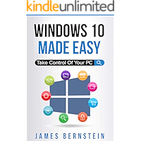 Windows 10 Made Easy: Take Control of Your PC (Computers Made Easy Book 2) book cover