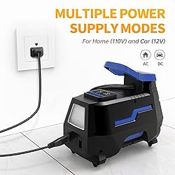 VacLife AC/DC 2-in-1 Tire Inflator - Portable Air