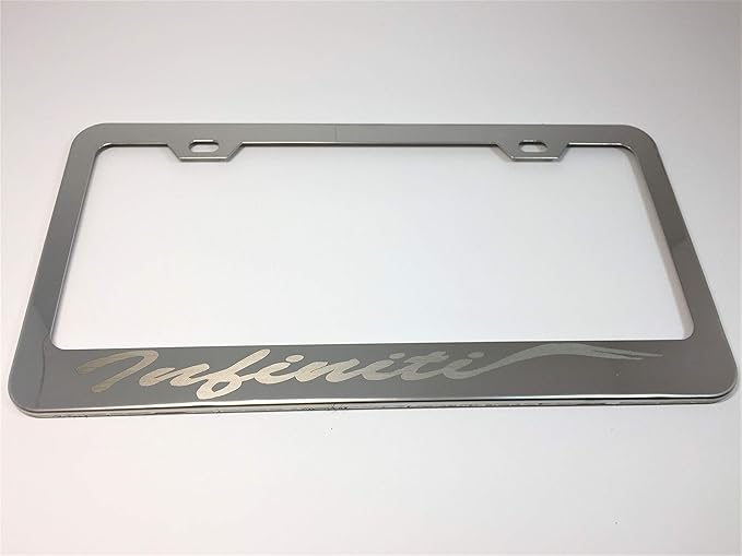 KuraSpeed Infiniti Script Stainless Steel Chrome Metal
