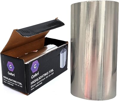 G Gabri Hair Foil Highlighting 328ft Roll Salon Balayage Silver Aluminium