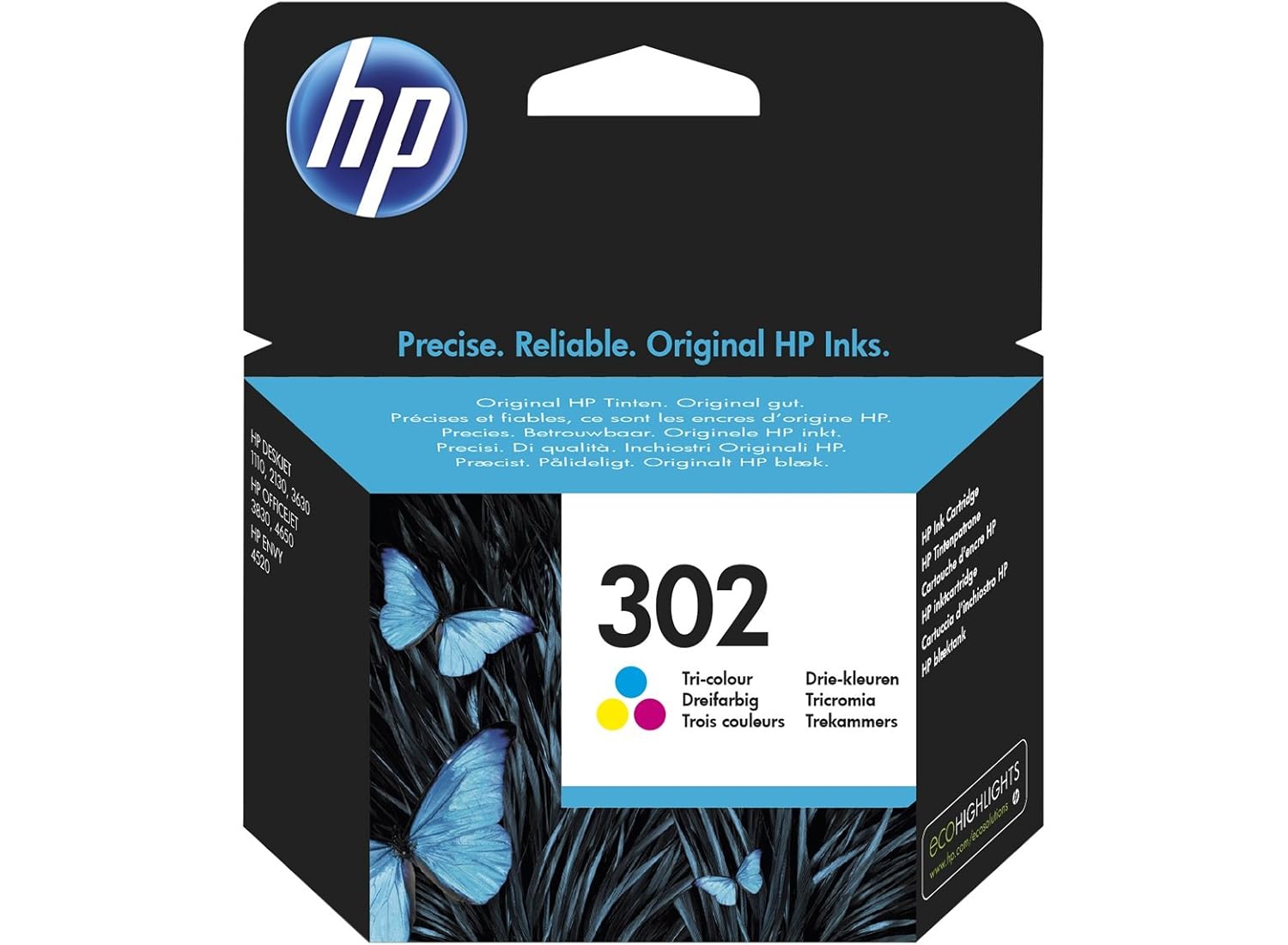 HP Tri color Original Ink Cartridge ml páginas Cian Amarillo cartucho de