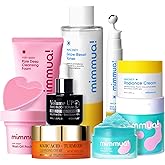 mimmua! Total Skincare Routine 10ea | from facial cleansing to Anti Aging | Volufiline, Beta Glucan, Niacinamide, 10 Berry Complex, Turmeric, Kojic, Glacial Water