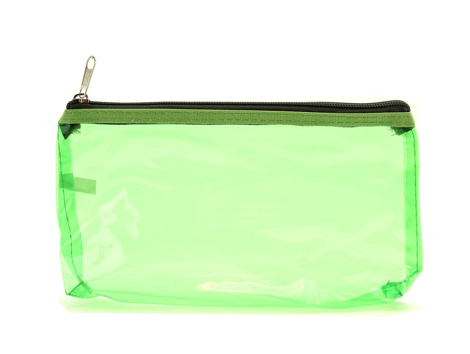 lime green clear purse