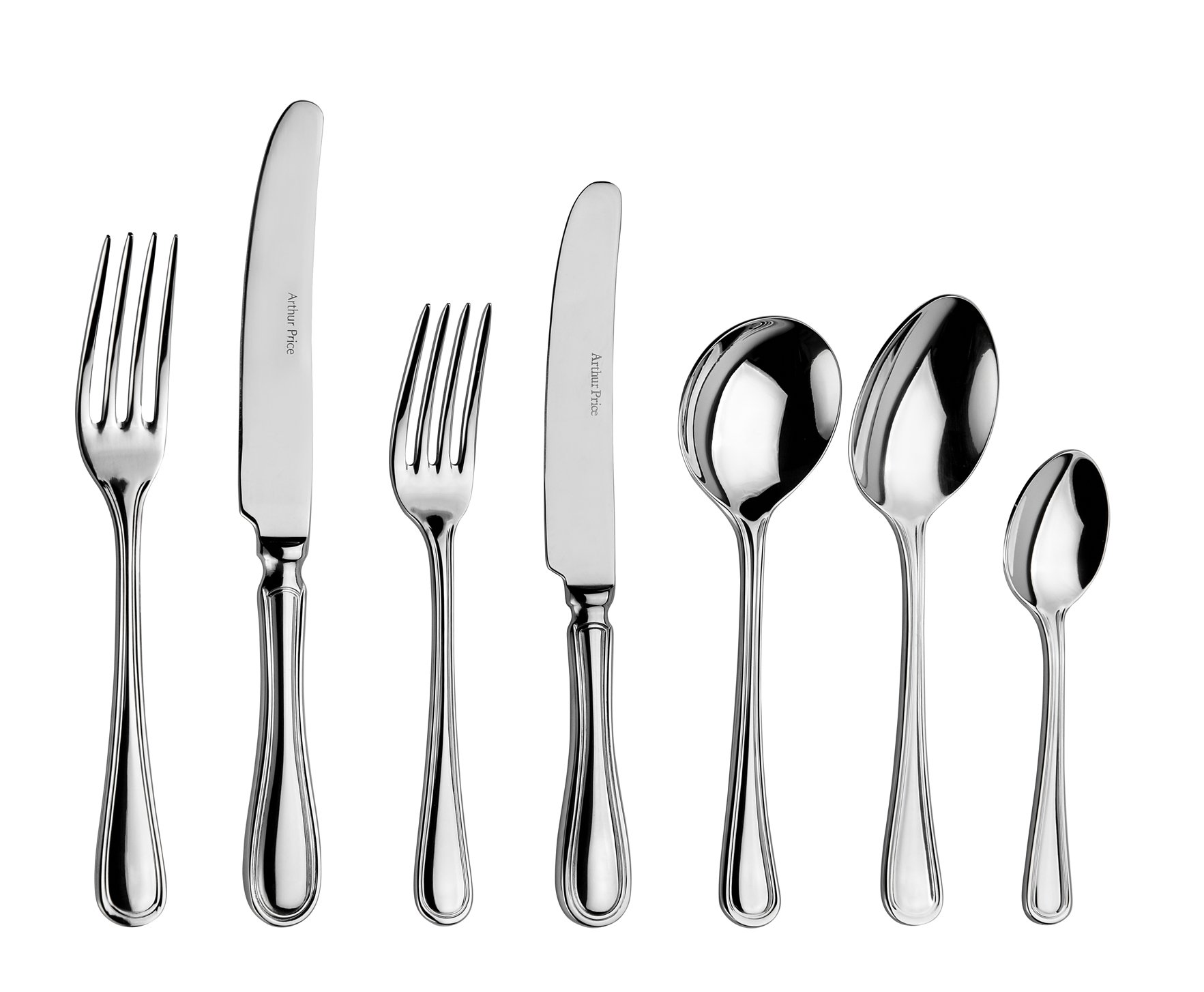 Arthur Price ZBRS4411 44-Piece 18/10 Stainless Steel Britannia Box Set