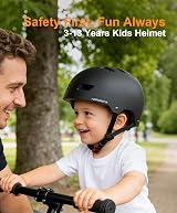 KORIMEFA Kids Bike Helmet Toddler Multi-Sport Safety Adjustable Ages 3-13 view 2