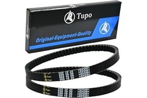 Tupo 2PCS 669-18-30 Aramid Fiber CVT Drive Belt Compatible with 50cc 49cc GY6 139QMB Scooter Moped ATV Roketa Baja Tank Jmstar Taotao Jonway Vespa