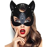 Stegosaurus Cat Mask for Women, Masquerade Masks for Women Bunny Masks Cat Face for Night Club Cocktail Cosplay