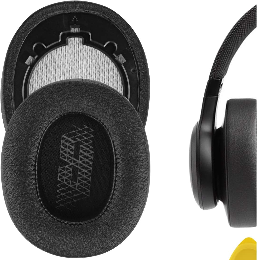 Geekria Replacement Ear Pads for JBL LIVE 500BT Headphones Ear Cushions, Repair Parts (Black)