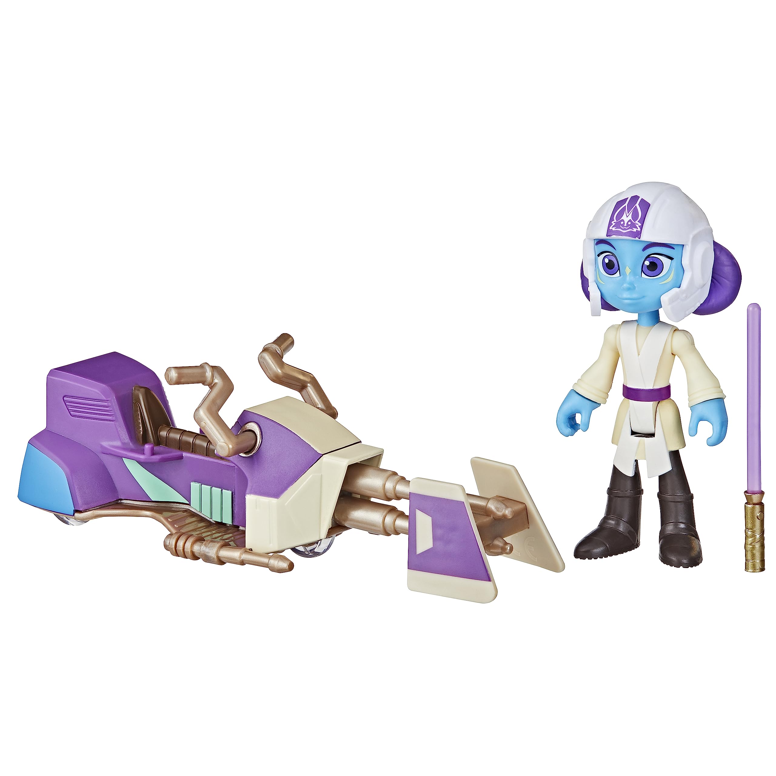 Star Wars Lys Solay Figure & Speeder Bike, 4"-Scale Action Figures & Vehicles, Toys for Kids